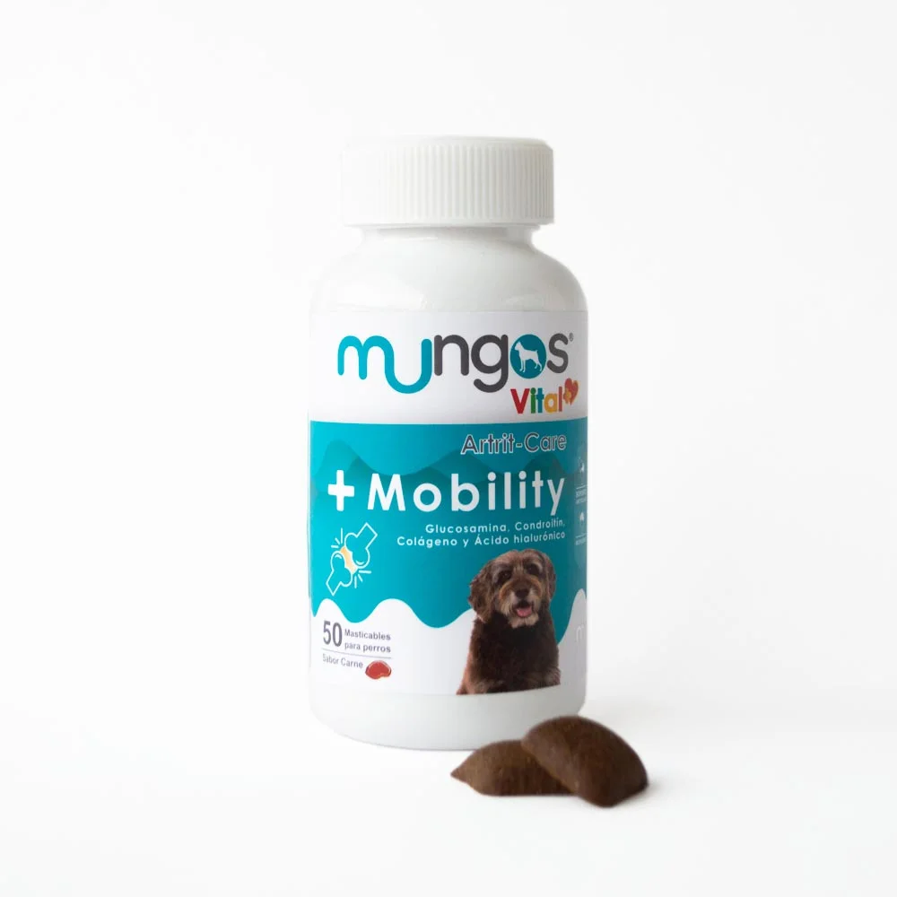 Glucosamina para perros Articulaciones sanas – Mungos vital+ Mobility para perros x 50 unidades blandas