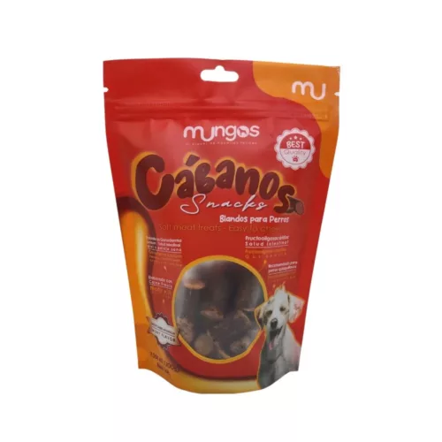 Cábanos blandos para perros con Carne fresca Mungos Cábanos 200g
