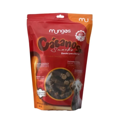 Cábanos blandos para perros con Carne fresca Mungos Cábanos 1kg Zipper