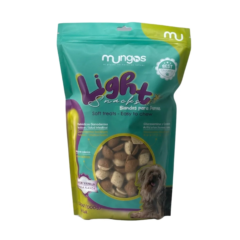 Suplementos, vitaminas, Galletas y Snacks saludables para perros y gatos - Productos funcionales y saludables - mungos.co Galletas blandas y Snacks saludables para perros Mungos Light 1000g Bombonera