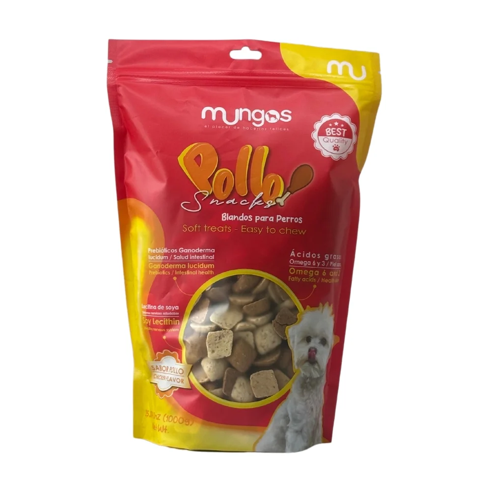 Suplementos, vitaminas, Galletas y Snacks saludables para perros y gatos - Productos funcionales y saludables - mungos.co Galletas blandas y Snacks saludables para perros Mungos Mentas 1000g zipper