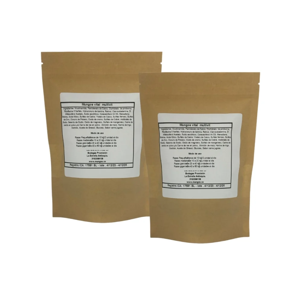 Suplementos, vitaminas, Galletas y Snacks saludables para perros y gatos - Productos funcionales y saludables - mungos.co Refill Mungos multivit - Opción biodegradable.