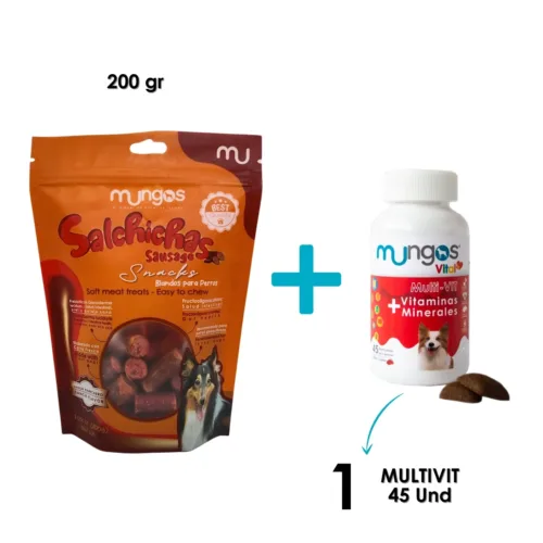 Mungos multivit + Salchichas