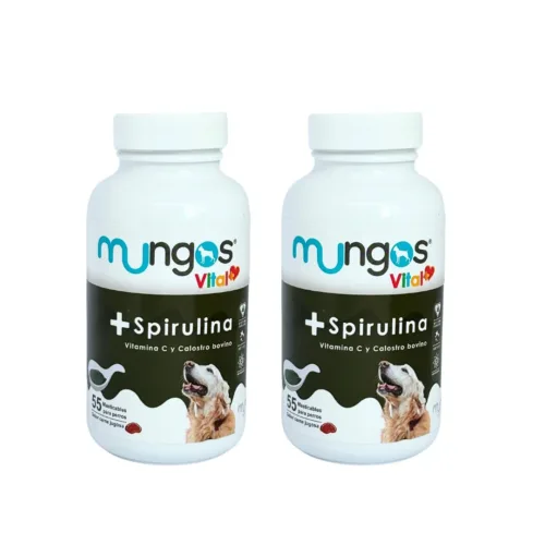 Mungos Spirulina combo x 110 unidades. Protección Celular y antienvejecimiento