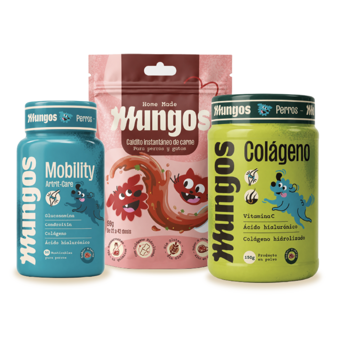 Mungos Mobility + Colágeno + Caldito De Carne