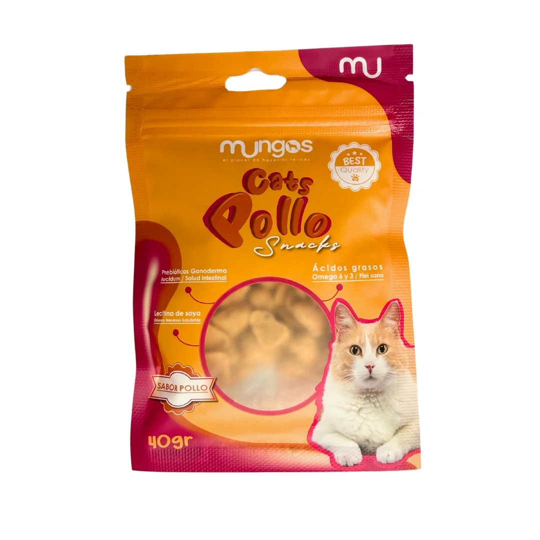Suplementos, vitaminas, Galletas y Snacks saludables para perros y gatos - Productos funcionales y saludables - mungos.co Galletas blandas para gatos sabor a pollo.
