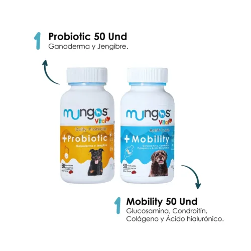 Combo Probióticos x 50 Unds + Mobility x 50 Unds