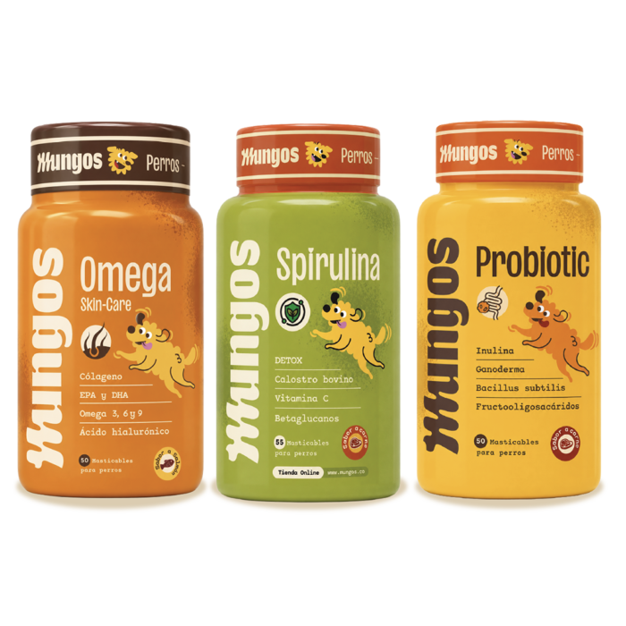 Combo Probiotic + Spirulina + Omega