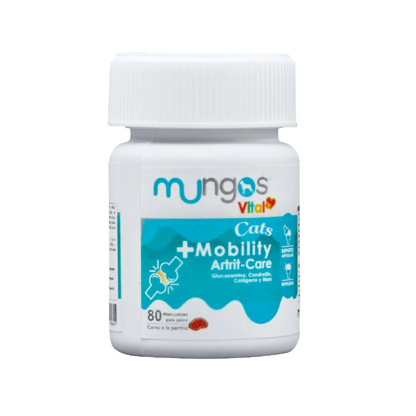 Suplementos, vitaminas, Galletas y Snacks saludables para perros y gatos - Productos funcionales y saludables - mungos.co Kit Bienestar Cats Mobility + Omegas Multivit + Probiotic - Imagen 6