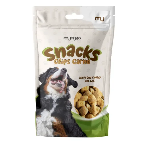 Galletas y Snacks blandos para perros - Mungos Chips Carne 1000 gr
