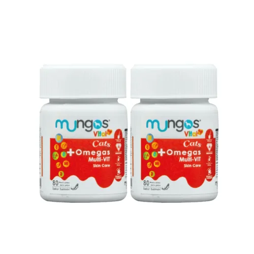 Omegas 3-6-9 para Gatos - Mungos Omega Multivit x 160 unidades Con colágeno