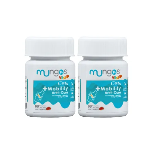 Glucosamina para gatos  - Mungos vital mobility  para gatos x 160 unidades blandas